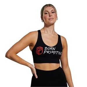 X-Factor Sports Bra Black Size L 36-38 Medium Support Cardio Weight Lifting